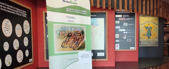 Exposition A bicyclette Emeraude i.d. Armorscience