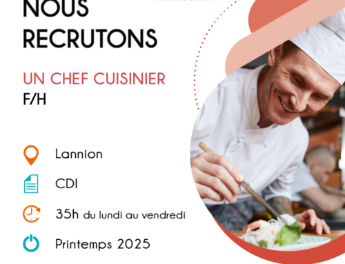Nous recrutons un Chef de cuisine (F/H)