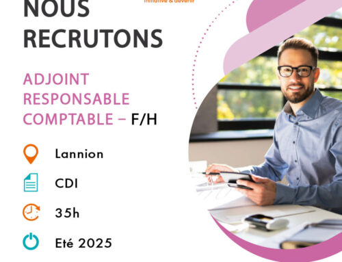 Nous recrutons un adjoint responsable comptable – F/H